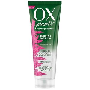 Condicionador Ox Plants 400ml Hidrata e Dá Brilho