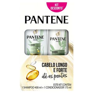 Kit Pantene Pro-V Bambu Shampoo 400ml + Condicionador 175ml