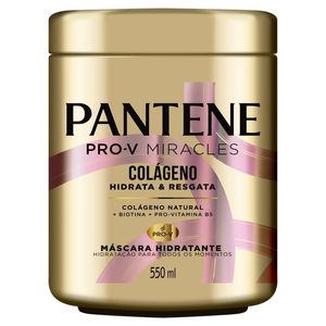 Máscara Hidratante Pantene Colágeno Hidrata & Resgata 550ml