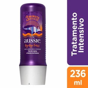 Creme de Tratamento Aussie 3 Minutos Bye Bye Frizz 236ml