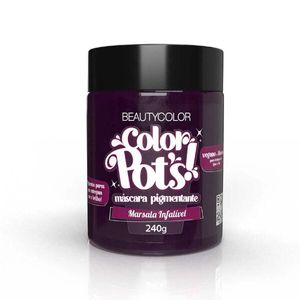 Máscara Capilar Beauty Color Pigmentante Colorpots Marsala 240g