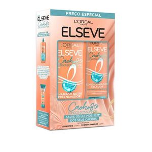 Kit Elseve Shampoo 375ml + Condicionador Cachos Dos Sonhos 170ml