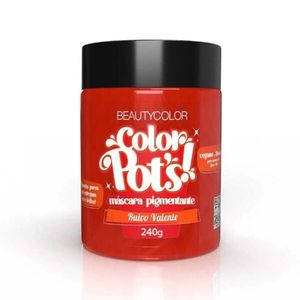 Máscara Capilar Beauty Color Pigmentante Colorpots Ruivo Valente 240g