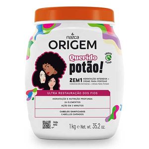 Creme Cabelo Origem Querido Pote 2em1 1kg