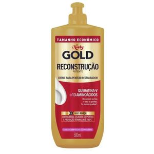 Creme para Pentear Niely Gold 500ml Reconstrução