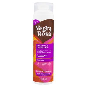 Shampoo Negra Rosa 300ml Reparação Queratina
