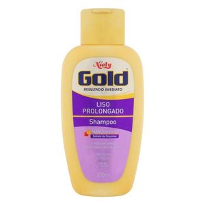 Shampoo Niely Gold 300ml Liso Prolongado