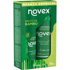 Kit Novex Shampoo Broto de Bambu + Condicionador 300ml