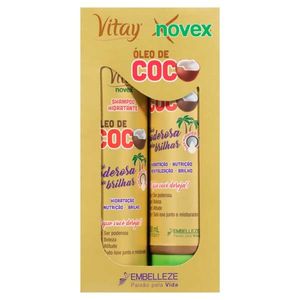 Kit Novex Shampoo + Condicionador Óleo de Coco 300ml