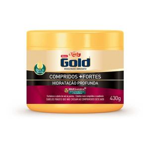 Creme de Cabelo Niely Gold Compridos e Fortes 430g