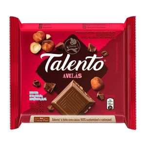 Chocolate Avelãs Talento Garoto 85g