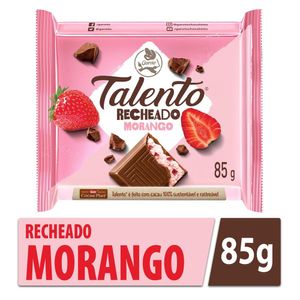 Chocolate Morango Talento Recheado Garoto 85g