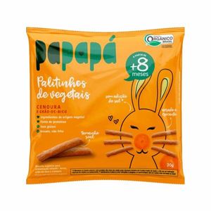 Biscoito Papapá 20g Orgânico Cenoura
