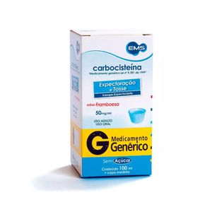 Xarope Carbocisteína Genérico EMS Adulto 100ml