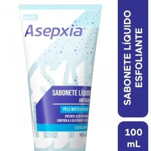 Sabonete Líquido Esfoliante Asepxia 100ml Genomma