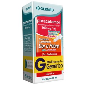 Paracetamol Bebê Genérico Germed 100mg/ml 15ml