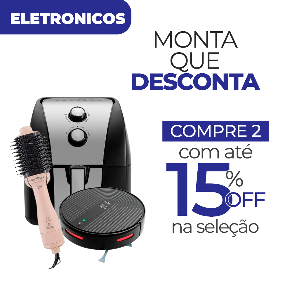 Combine 2 ou mais produtos e ganhe 15% de desconto