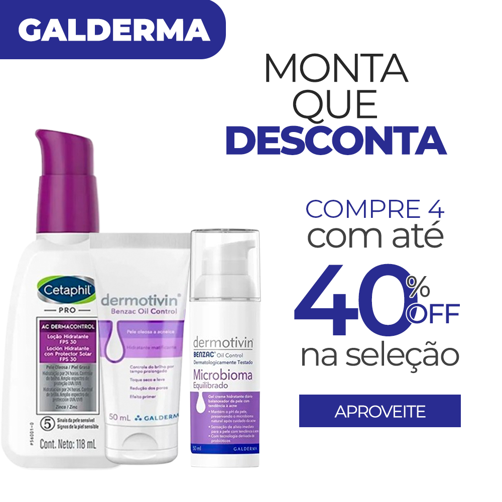 Combine 4 ou mais produtos e ganhe 40% de desconto