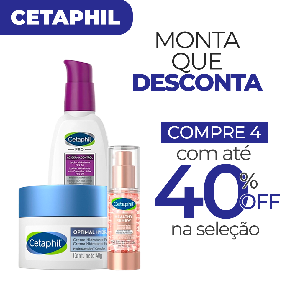 Combine 4 ou mais produtos e ganhe 40% de desconto