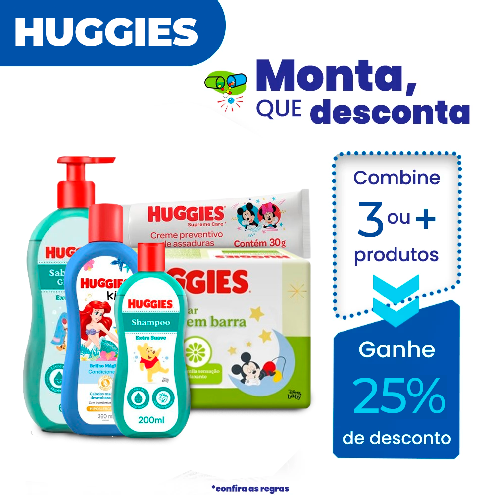 Combine 3 ou mais produtos  ganhe 25% de desconto