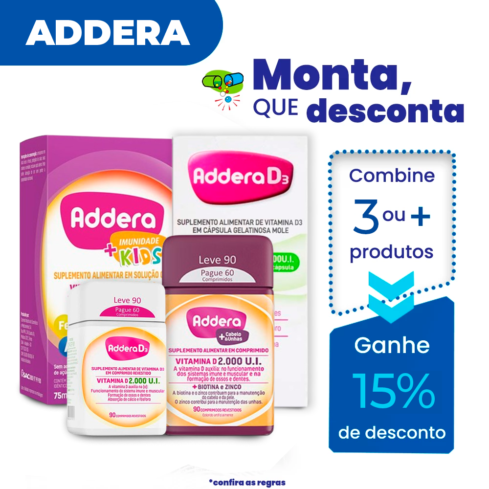 Combine 3 ou mais produtos e ganhe15% de desconto