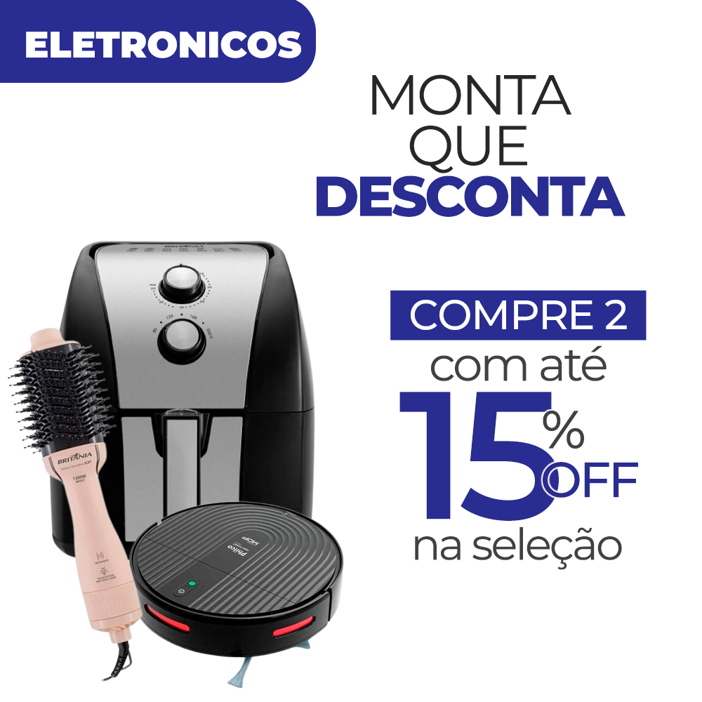Combine 2 ou mais produtos e ganhe 15% de desconto