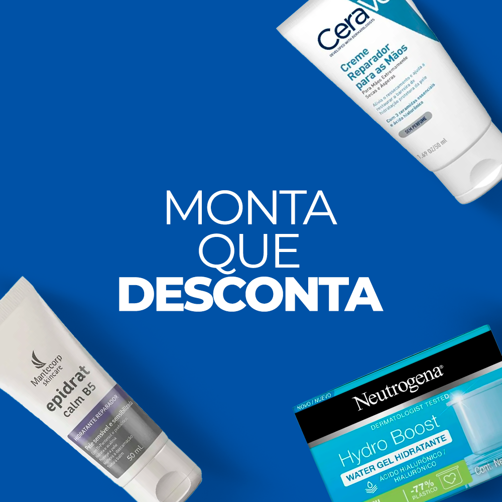 Combine 3 ou mais produtos e ganhe 15% de desconto