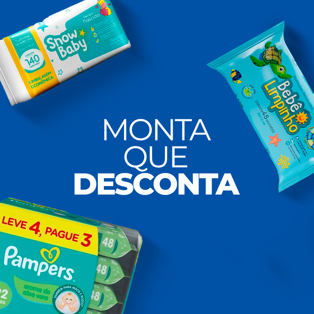 Combine 3 ou mais produtos e ganhe 15% de desconto