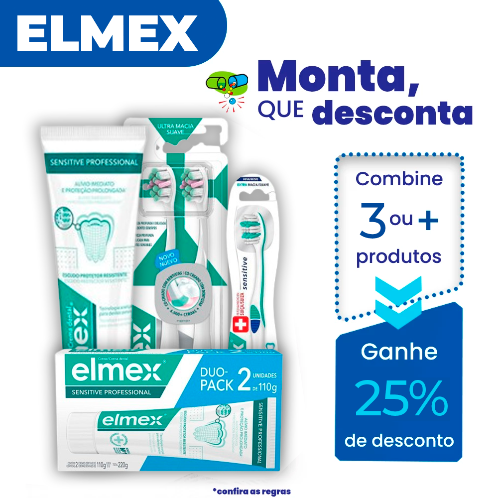 Combine 3 ou mais produtos e ganhe 25% de desconto