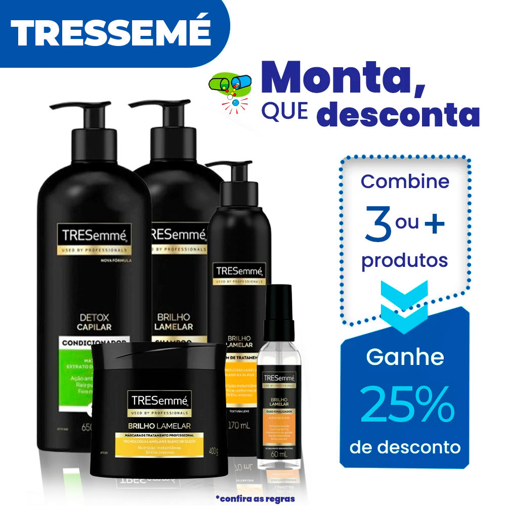 Combine 3 ou mais produtos e ganhe 25% de desconto